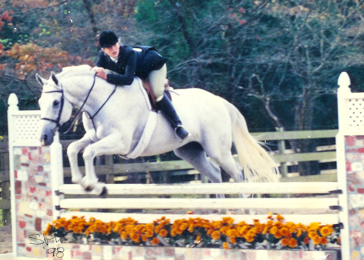 Elise Goodson, at a Fiesta Farm horse show in 1998.